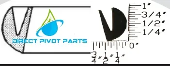 7" Pierce Non-Drain Style Gasket