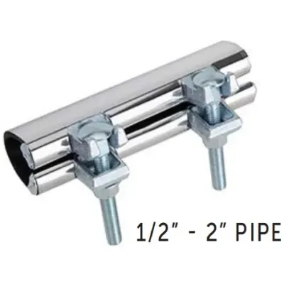 6" x 1 1/4" Pipe Repair Clamps 