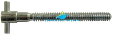 3/4" x 9" Plated Riser Valve Stem