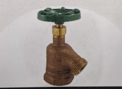 1/2" FPT X 3/4" MHT BRASS ANTI-SIPHON STYLE GATE VALVE