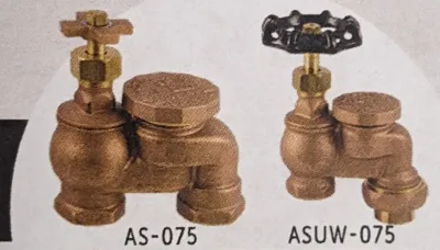 1" Cross Anti-Siphon Brass Valve