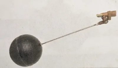 3/4" Brass Float 5" Ball 1/4" Rod 12" Valve Assembly