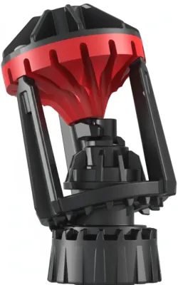 R2000FX Rotator with Female Acme Thread - 15° RED, 1.00 GPM FCN