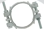 3"-3.7" Double Bolt Clamp