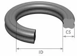 4 3/8" X 3/16" Quad Ring Gaskets For Wheel Line