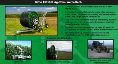 Ag-Rain Water Reel T30/660