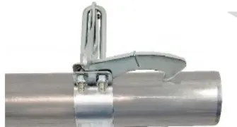 Wheel line telescoping 3" slide band with cam lever