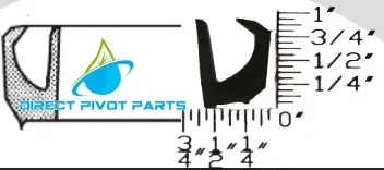 2" Shur Rane Style New Style "Slow Drain" Gasket