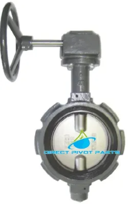 2" Silver Archer SS Butterfly Valve GEAR