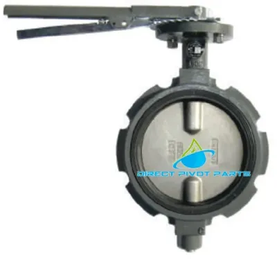 4" Silver Archer SS Butterfly Valve LEVER