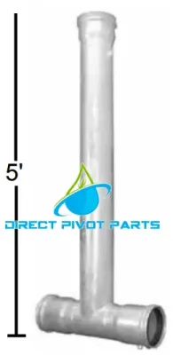 4" IPS T Pipe Galvanized