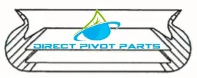 Pierce Type 8 inch (EXTERNAL Lube) Triple Lip Plus Pivot Gasket