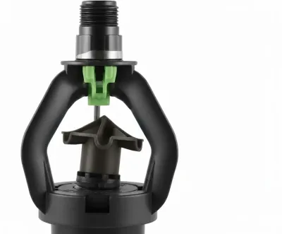 Xi-Wob UP3: 6 grooves, 15-degree trajectory (black deflector), 3/4" M NPT (Choose Size)