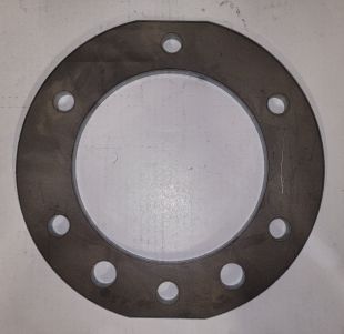 Black Steel Flange Size 6 5/8 inch Zimmatic 307 Compatible