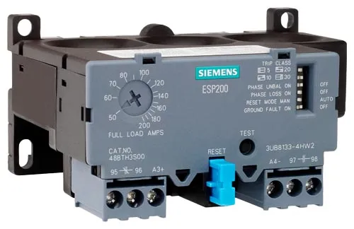 Overload Relay: 13 to 52A, 10/20/30/5, 3 Poles, Electronic, IEC Style Overload Relay, Auto/Manual
