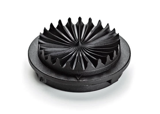 Mini Deflector KPS Flat (FL) 24 Medium Grooves Black