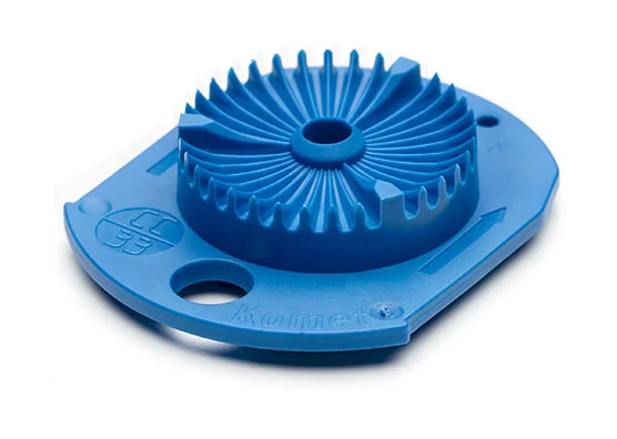 Dual Deflector KPS Concave (CC) 33 Medium Grooves w/Hole Blue