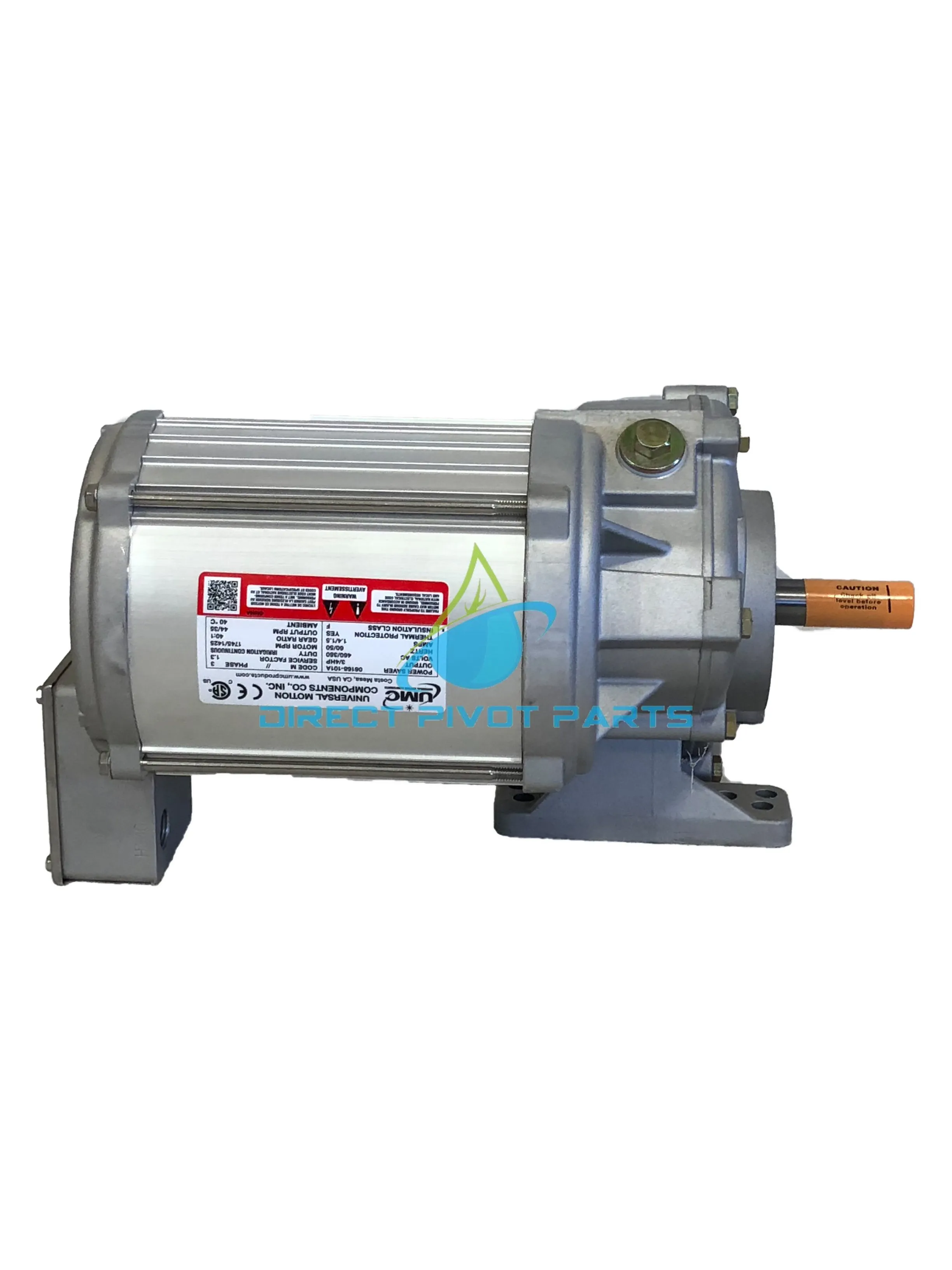 UMC Helical Pivot Center Drive 1.5 H.P. 86 RPM Gear Ratio 20:1