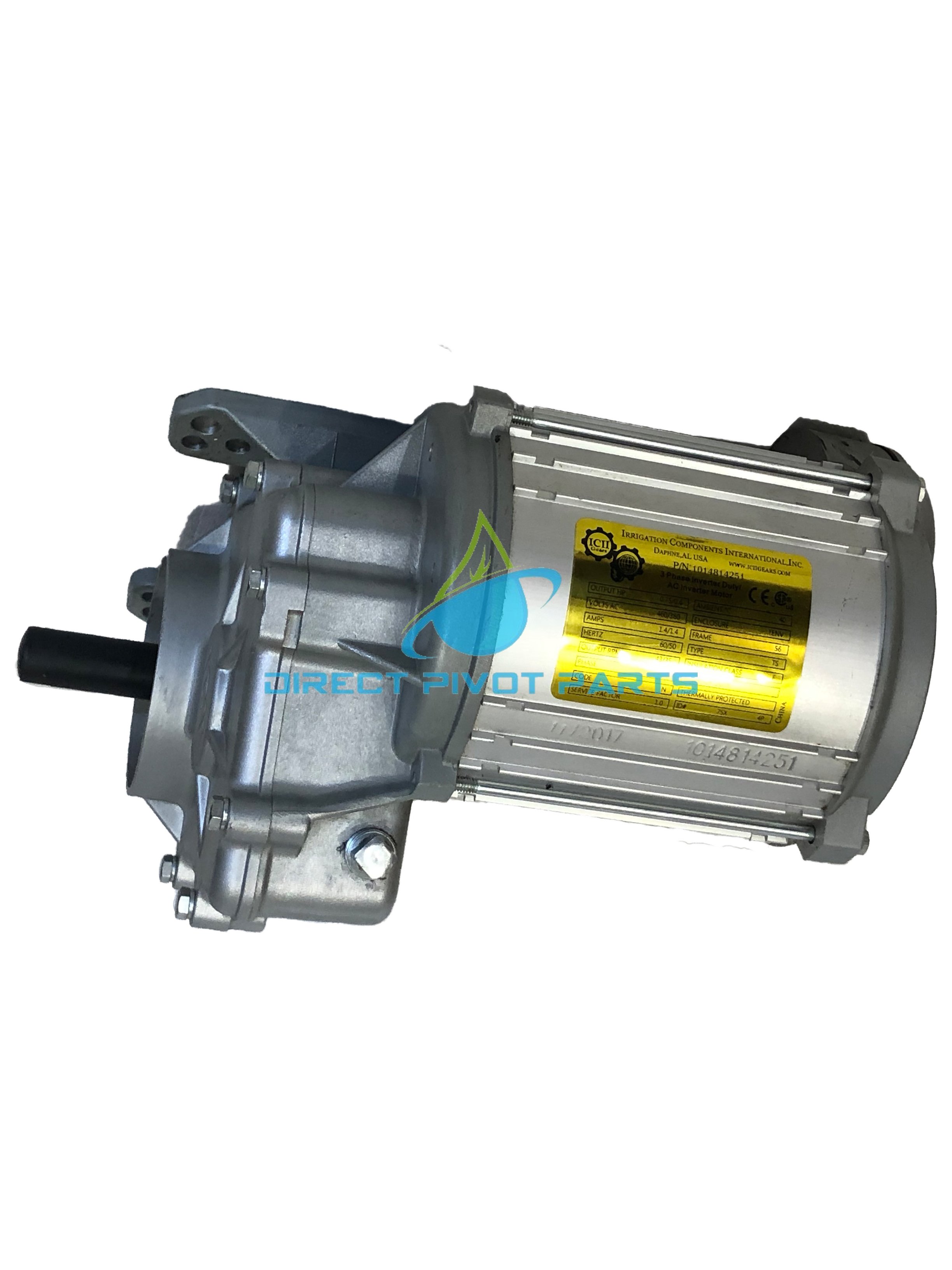 ICII Universal Pivot Center Drive 3/4 HP 43 RPM Gear Ratio 40:1
