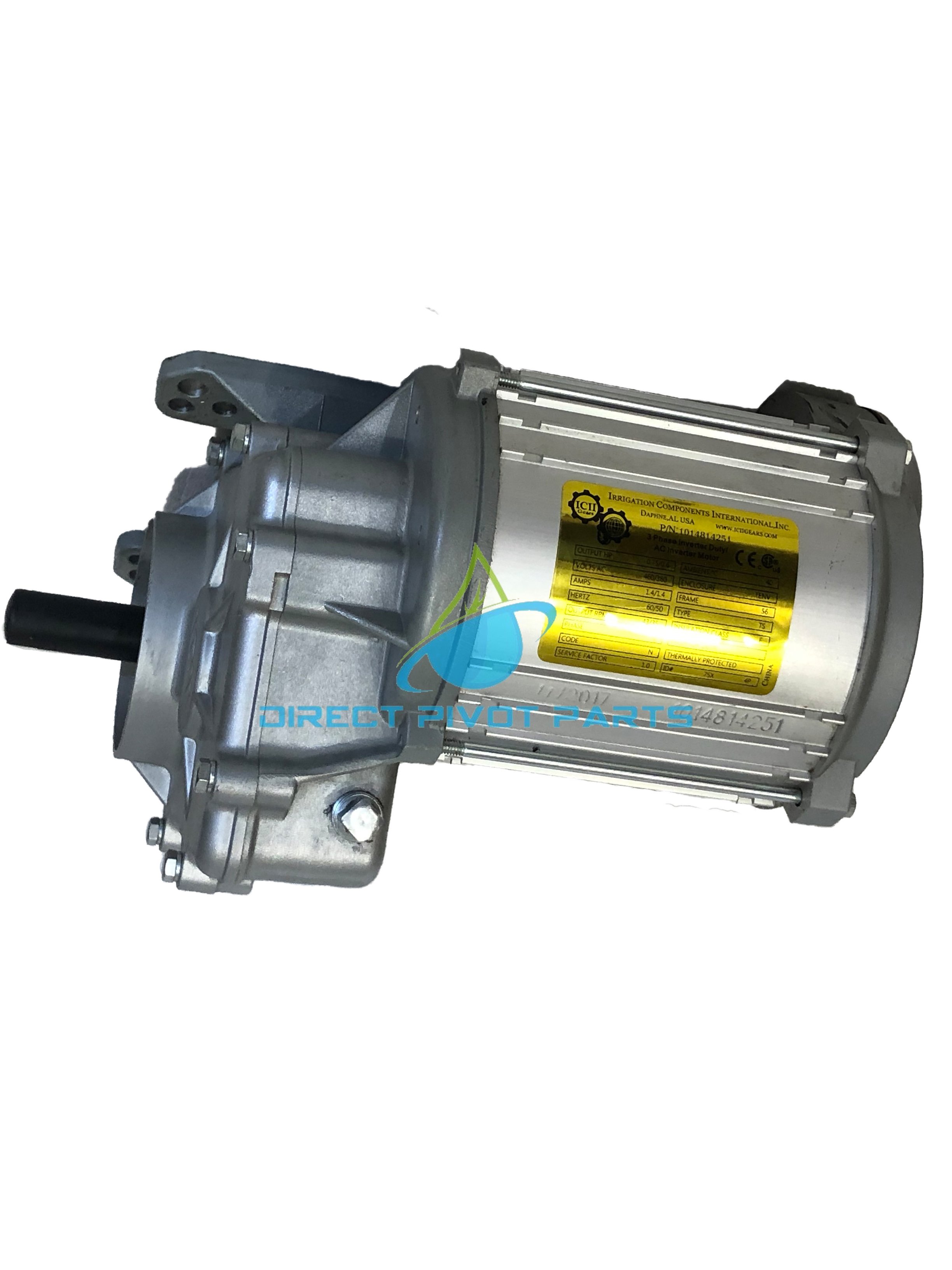 ICII Universal Pivot Center Drive 1.5 HP 68 RPM Gear Ratio 25:1