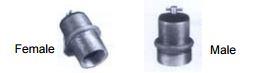 Cast Aluminum Threaded Valve Stub