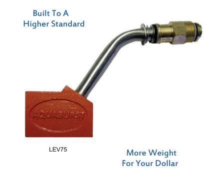 5 NEW AQUA BURST 3/4" HEAVY-DUTY WHEEL LINE LEVELERS MORE WEIGHT FOR YOUR DOLLAR
