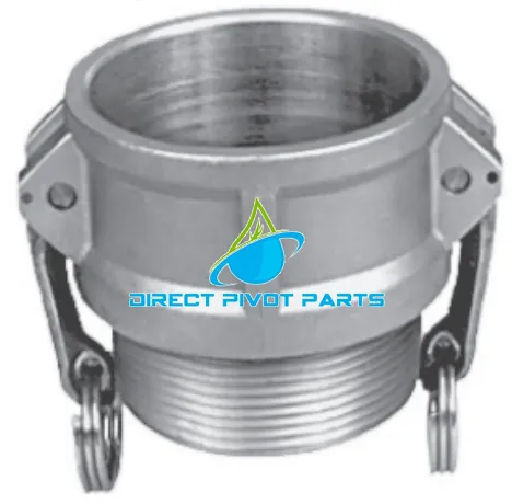 8" Aluminum Female Coupler X Male NPT Camlock 