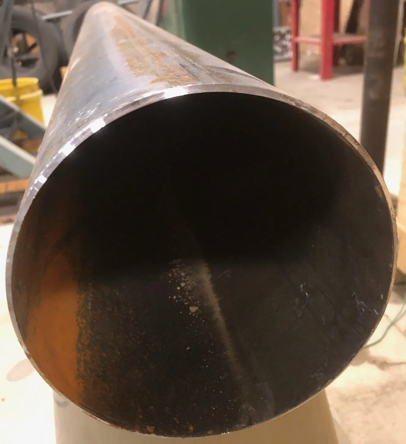 18" 12g Black Steel Pipe per foot