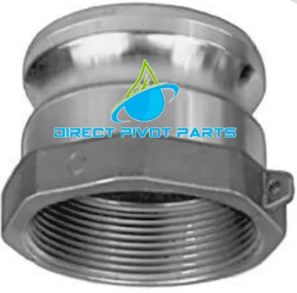 8" Aluminum Male Adapter x Female NPT Camlock