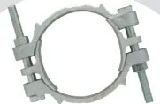 3"-3.7" Double Bolt Clamp